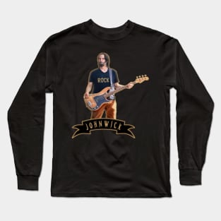 Guitarist John Wick logo Long Sleeve T-Shirt